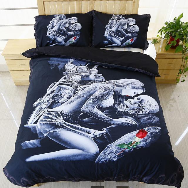 3D Ride & Die Bedding Set-Bedding Set-6teenth Outlet-Twin 2PCS-Vibe Cosy™