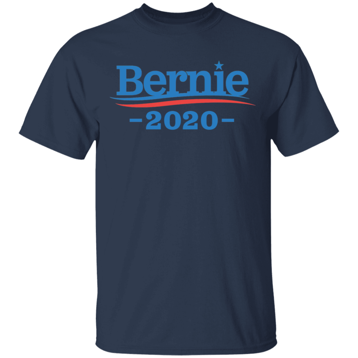 Bernie Sanders 2020 T-Shirt-T-Shirts-CustomCat-Navy-S-Vibe Cosy™