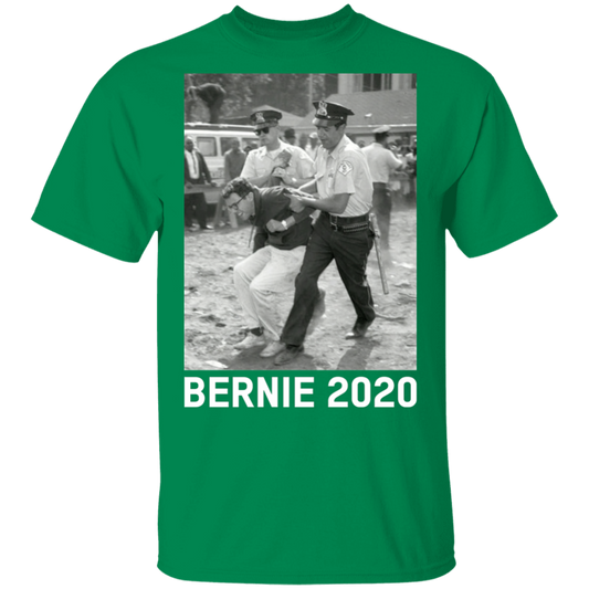 Bernie Sanders Protest Arrest shirts-T-Shirts-CustomCat-Turf Green-S-Vibe Cosy™