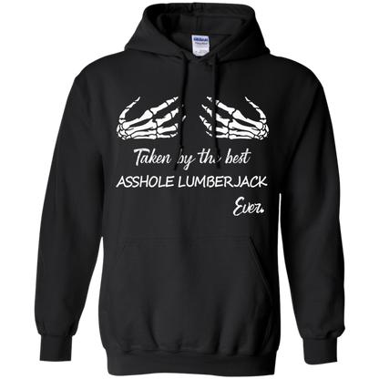 Taken by the best a$$hole lumberjack ever.-T Shirt-CustomCat-LADIES' COTTON T-SHIRT-Black-X-Small-Vibe Cosy™