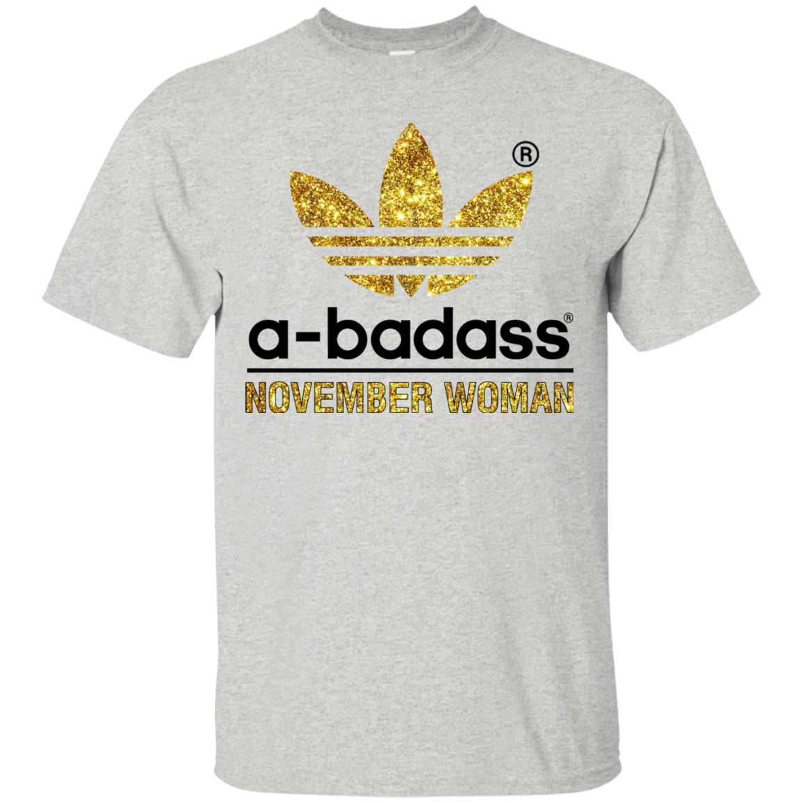 Abadass NovemberWoman-T-Shirts-CustomCat-Ash-S-Vibe Cosy™