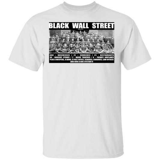 Black Wall Street T Shirts Black History-T-Shirts-CustomCat-White-S-Vibe Cosy™