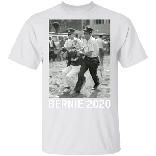 Bernie Sanders Protest Arrest shirts-T-Shirts-CustomCat-White-S-Vibe Cosy™