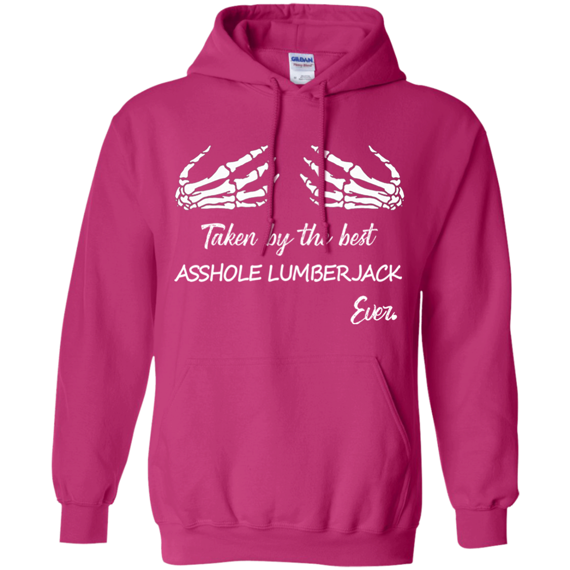 Taken by the best a$$hole lumberjack ever.-T Shirt-CustomCat-LADIES' COTTON T-SHIRT-Black-X-Small-Vibe Cosy™