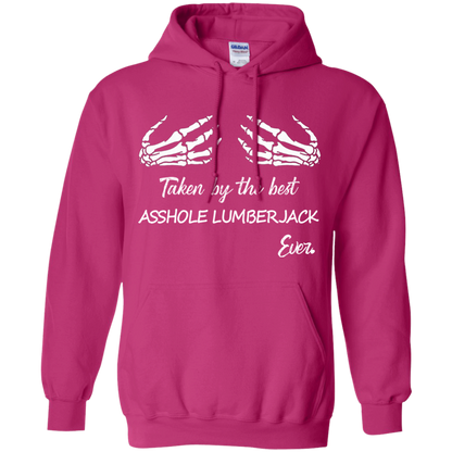 Taken by the best a$$hole lumberjack ever.-T Shirt-CustomCat-LADIES' COTTON T-SHIRT-Black-X-Small-Vibe Cosy™