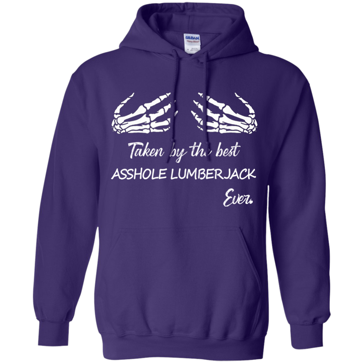 Taken by the best a$$hole lumberjack ever.-T Shirt-CustomCat-LADIES' COTTON T-SHIRT-Black-X-Small-Vibe Cosy™