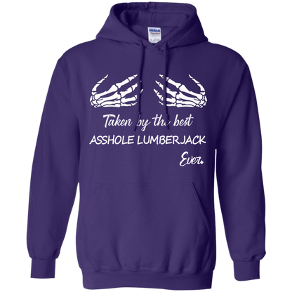 Taken by the best a$$hole lumberjack ever.-T Shirt-CustomCat-LADIES' COTTON T-SHIRT-Black-X-Small-Vibe Cosy™