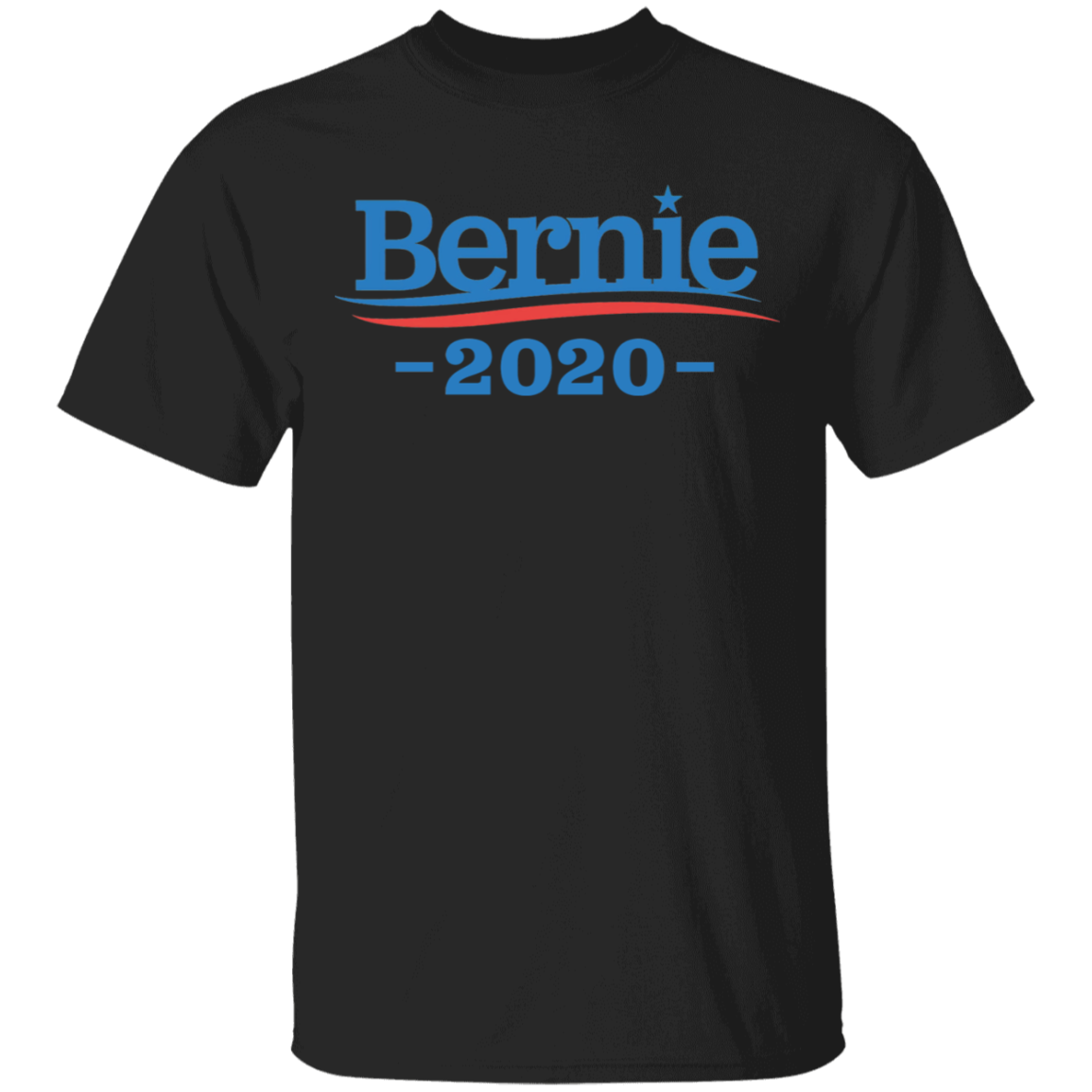 Bernie Sanders 2020 T-Shirt-T-Shirts-CustomCat-Black-S-Vibe Cosy™