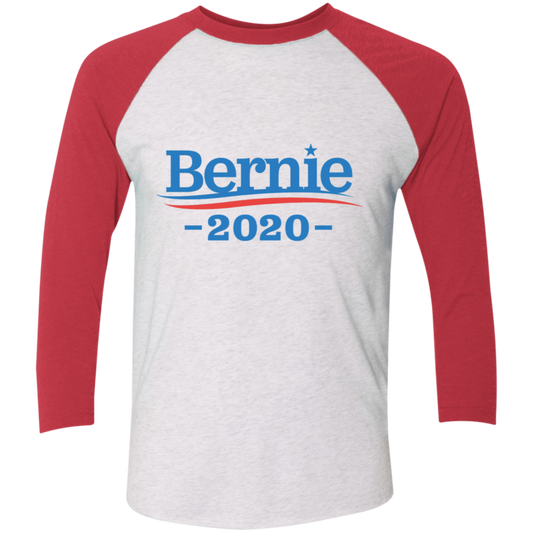 Bernie Sanders 2020 T-Shirt-T-Shirts-CustomCat-Heather White/Vintage Red-X-Small-Vibe Cosy™