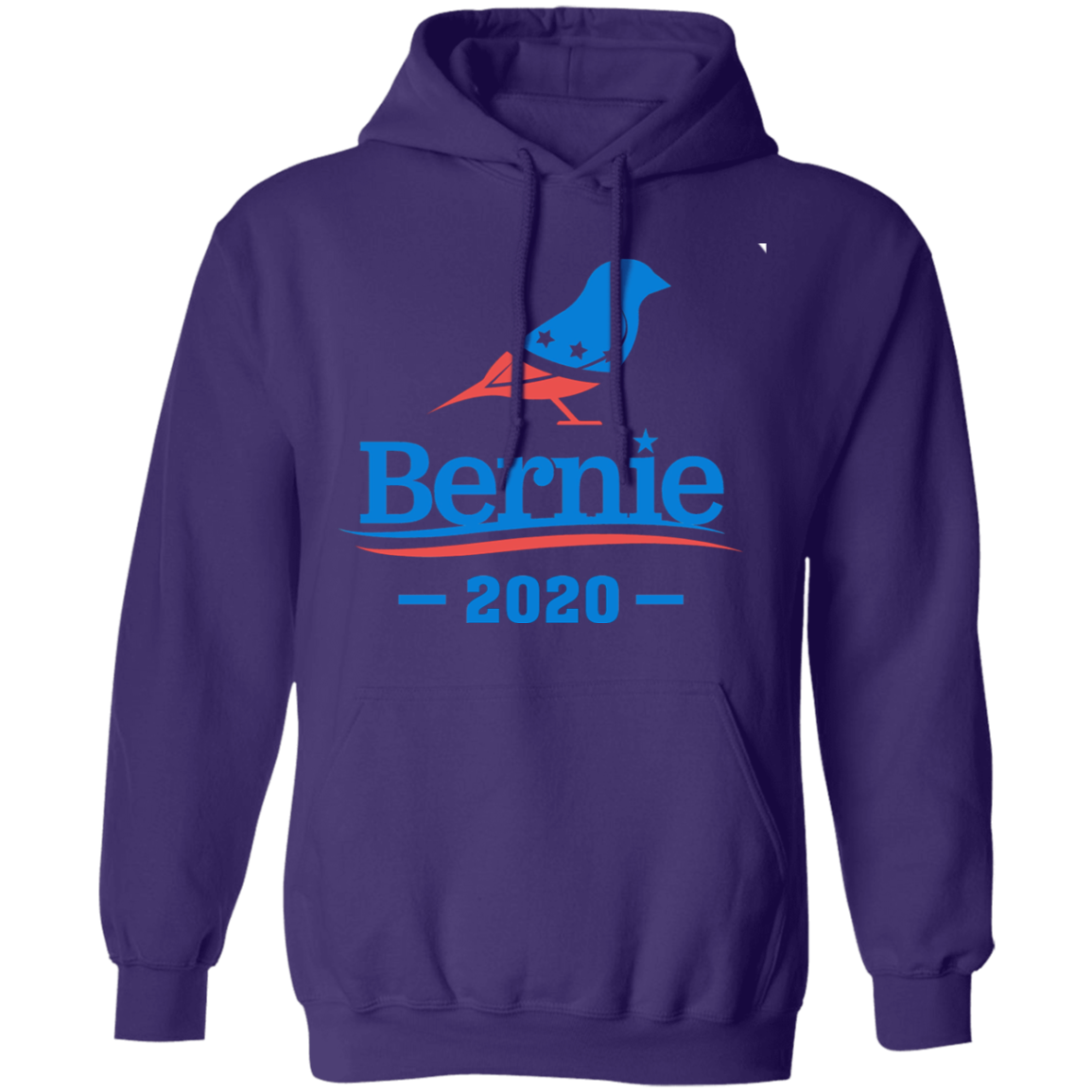 Bernie Sanders 2020 Bird T-Shirt Supporters-Sweatshirts-CustomCat-Purple-S-Vibe Cosy™