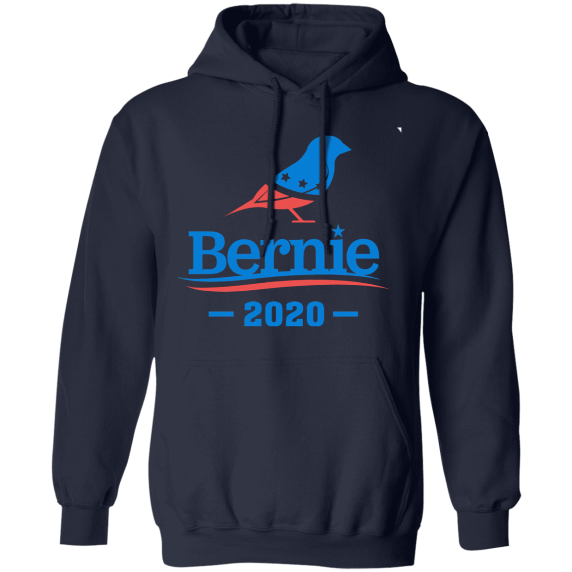 Bernie Sanders 2020 Bird T-Shirt Supporters-Sweatshirts-CustomCat-Navy-S-Vibe Cosy™