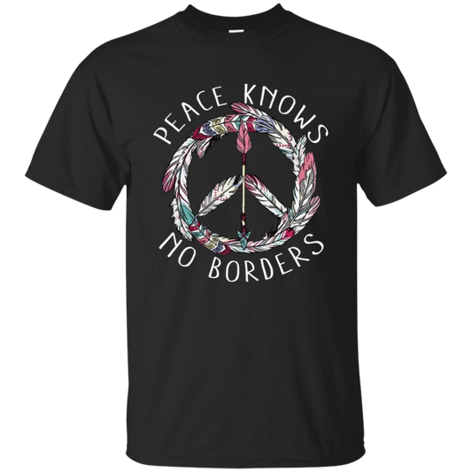 black Peace-Apparel-CustomCat-G200 Gildan Ultra Cotton T-Shirt-Black-S-Vibe Cosy™