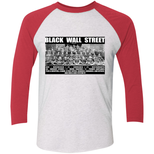 Black Wall Street T Shirts Black History-T-Shirts-CustomCat-Heather White/Vintage Red-X-Small-Vibe Cosy™
