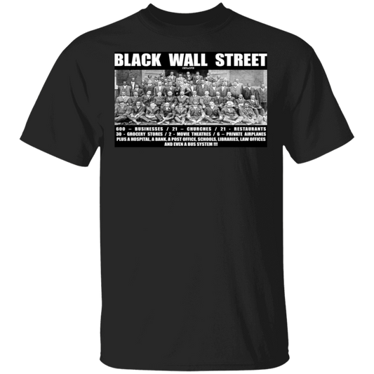 Black Wall Street T Shirts Black History-T-Shirts-CustomCat-Black-S-Vibe Cosy™