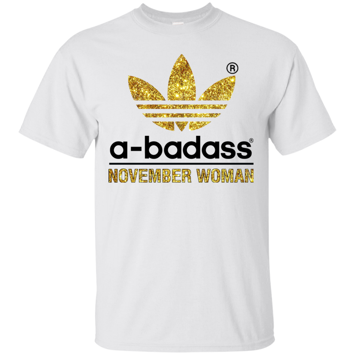 Abadass NovemberWoman-T-Shirts-CustomCat-White-S-Vibe Cosy™