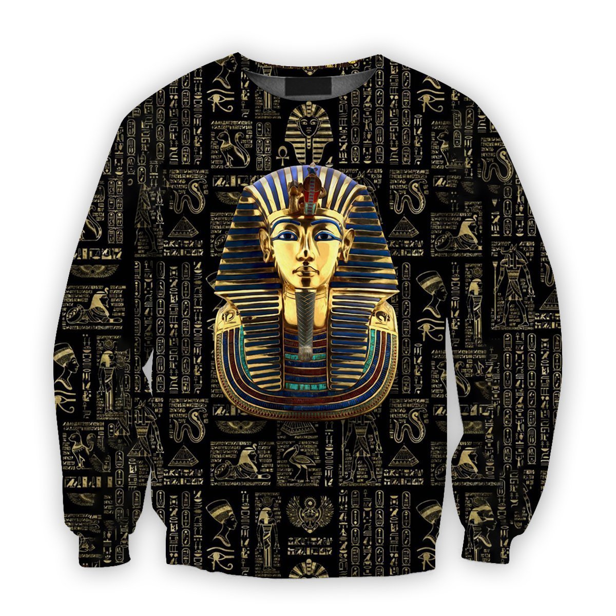 All Over Printed Egyptian Shirts-Apparel-HbArts-Sweatshirt-S-Vibe Cosy™