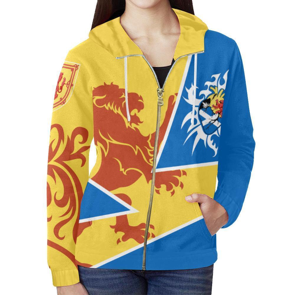 Scotland Hoodie - Scottish Royal Lion 1990s Cadmium Yellow NNK1525-Apparel-PL8386-Hoodie-S-Vibe Cosy™