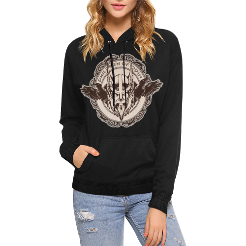 Viking Hoodie - Children Of Odin-ALL OVER PRINT HOODIES-HP Arts-Hoodie-5XL-Black-Vibe Cosy™