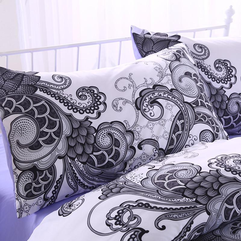 3D European Flowers bedding sets printed Bohemia duvet cover set with Pillowcase-Bedding Set-6teenth Outlet-US Twin-Vibe Cosy™
