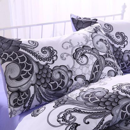 3D European Flowers bedding sets printed Bohemia duvet cover set with Pillowcase-Bedding Set-6teenth Outlet-US Twin-Vibe Cosy™