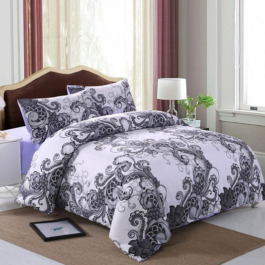 3D European Flowers bedding sets printed Bohemia duvet cover set with Pillowcase-Bedding Set-6teenth Outlet-US Twin-Vibe Cosy™