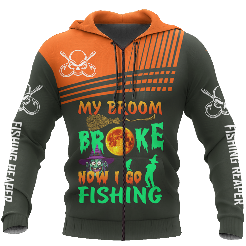 FISHING BROOM HALLOWEEN HC6504 - Amaze Style™-Apparel