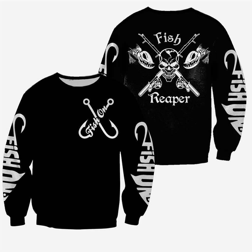 FISHING REAPER 3D ALL OVER PRINTED SHIRTS HC4403 - Amaze Style™-Apparel