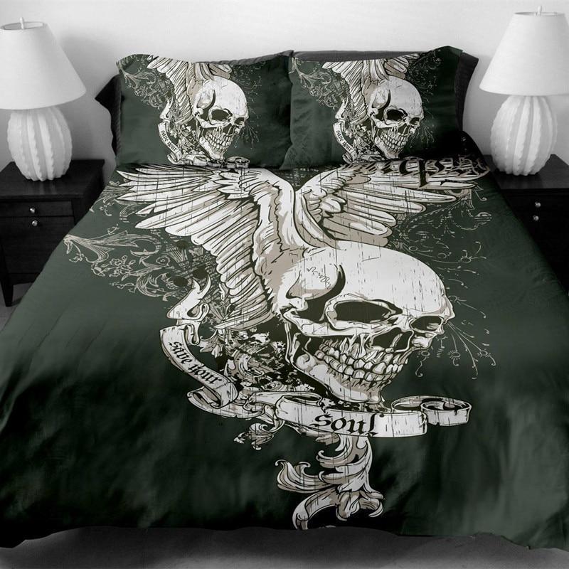 Fanaijia skull Bedding Set-6teenth-Plum-US Full-Vibe Cosy™