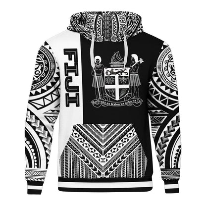 Fiji Hoodie - Polynesian Special Black Style BN10-Apparel-Khanh Arts-Hoodie-S-Vibe Cosy™