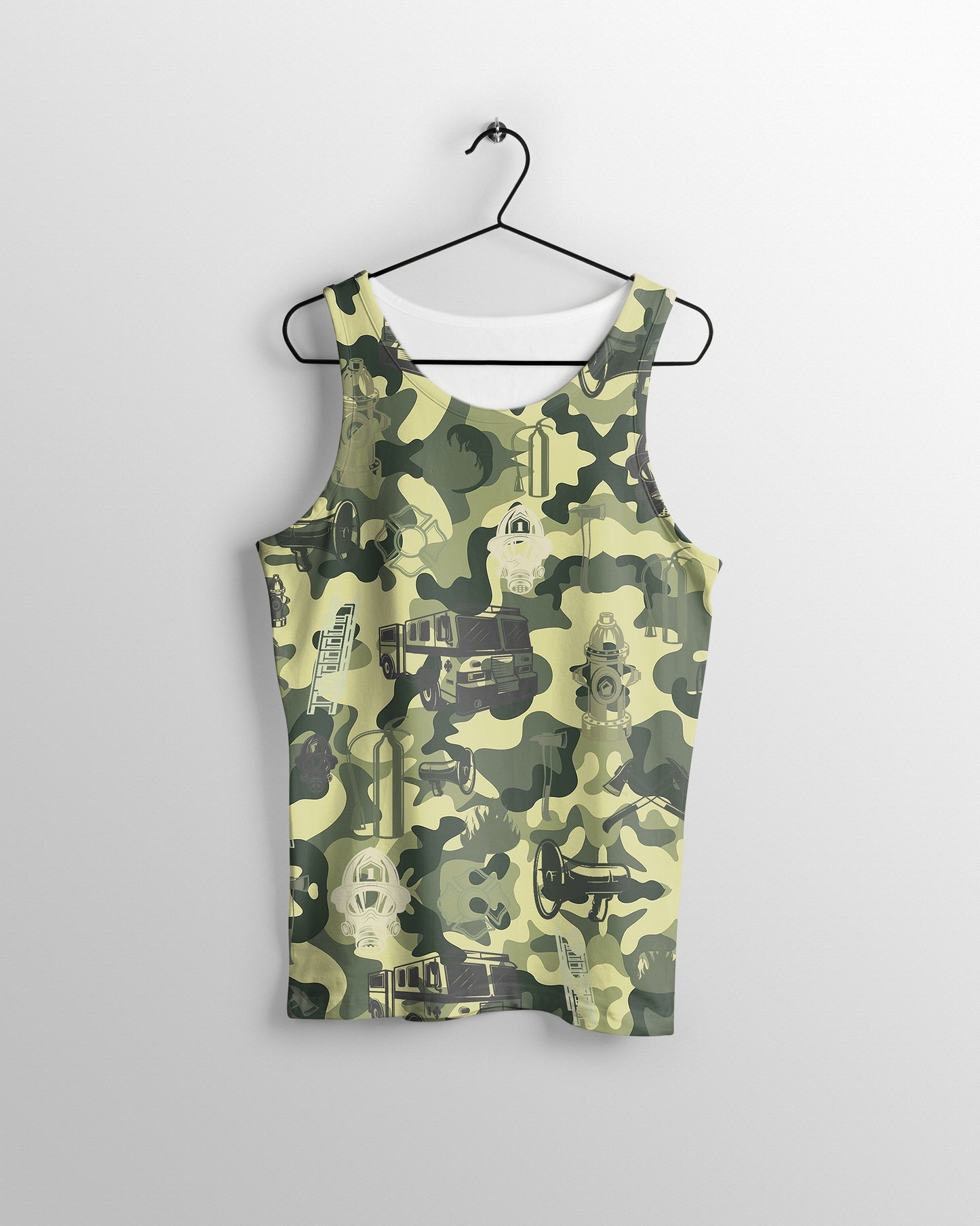 All Over Printed Firefighter Shirts-Apparel-HbArts-Tank top-S-Vibe Cosy™