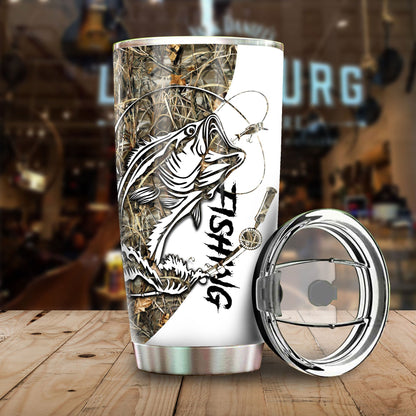 Bass Fishing Sport Stainless Steel Tumbler 20 Oz HC9301 - Amaze Style™-Tumbler
