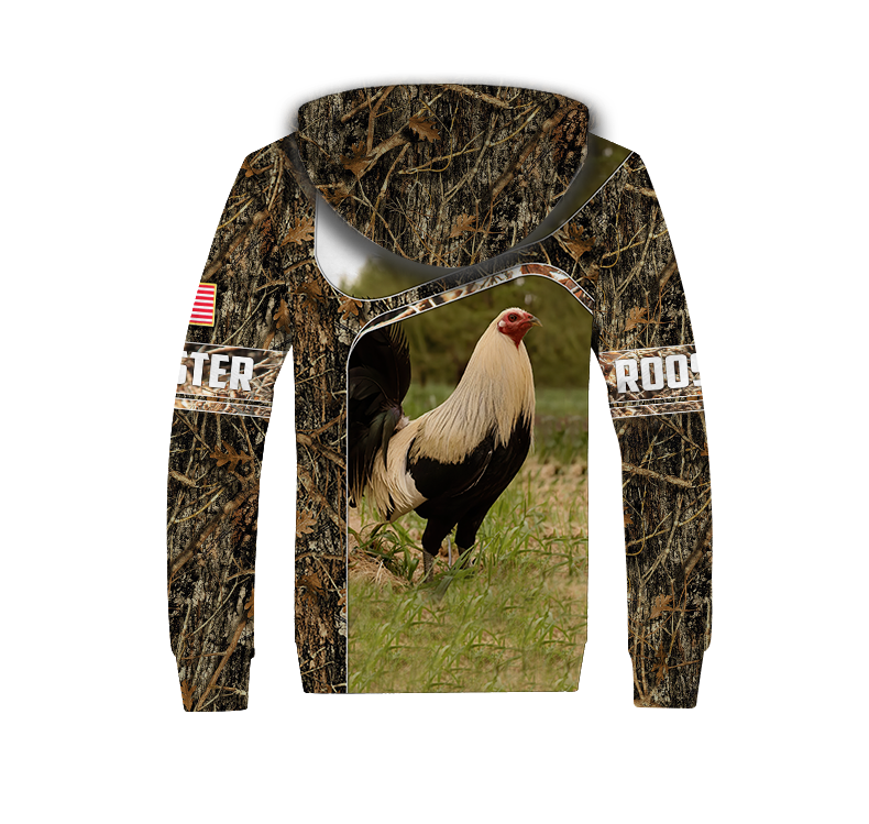 Love Rooster All 3D Over Printed Unisex Hoodie ML