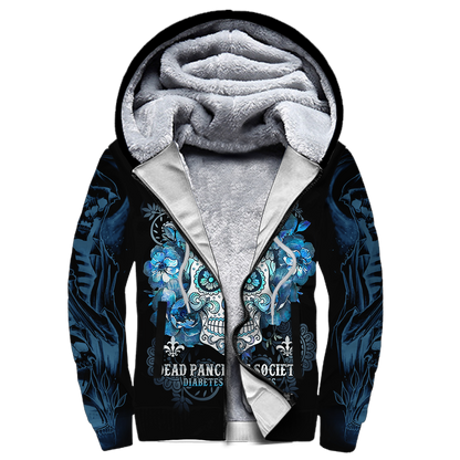 Diabetes 3d hoodie shirt for men and women HG HAC210301-Apparel-HG-Fleecezip hoodie-S-Vibe Cosy™