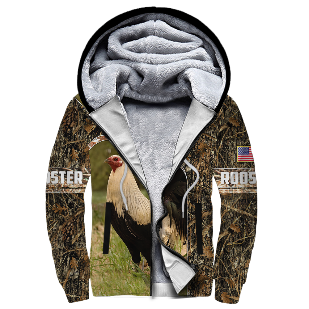 Love Rooster All 3D Over Printed Unisex Hoodie ML