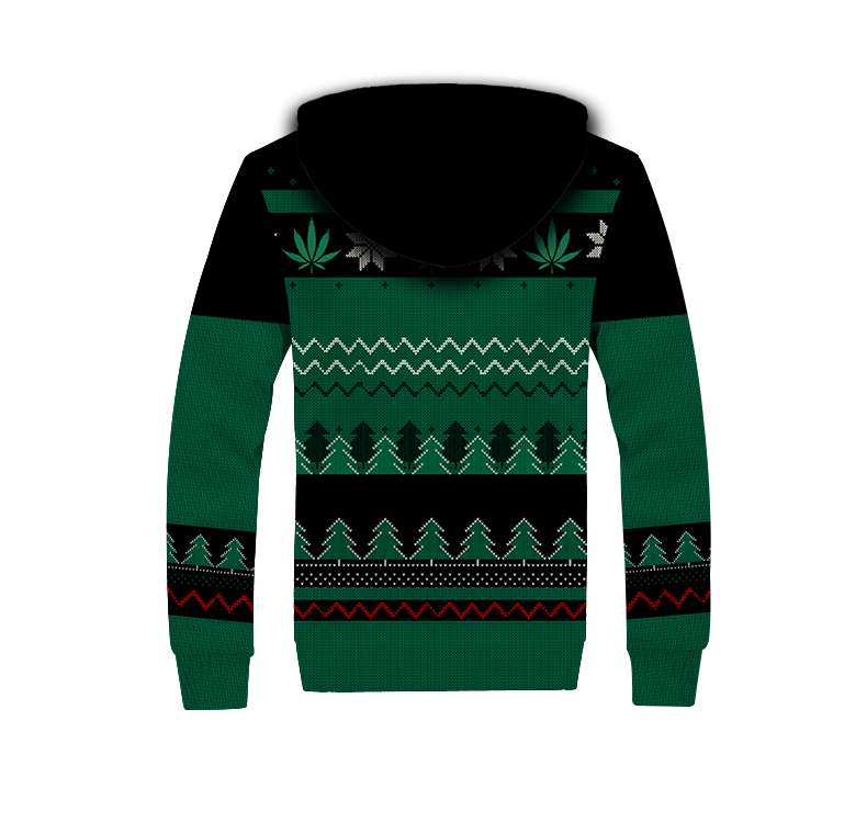 Ugly Christmas Marijuana UFO Pi111101 (Only specials can read this)-Apparel-NNK-Hoodie-S-Vibe Cosy™