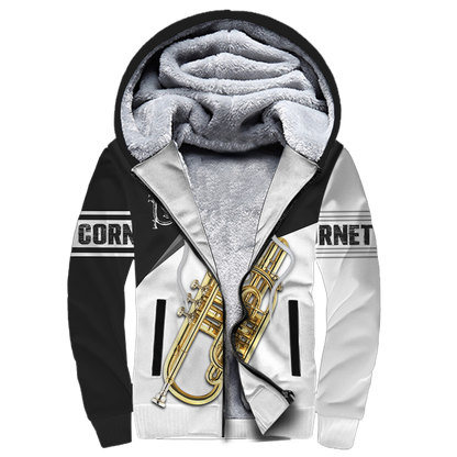 Cornet music 3d hoodie shirt for men and women HG HAC260202-Apparel-HG-Fleecezip hoodie-S-Vibe Cosy™