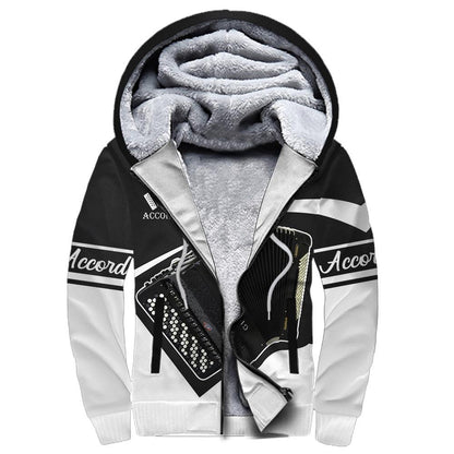 Accordion music 3d hoodie shirt for men and women HG HAC090101-Apparel-HG-Fleecezip hoodie-S-Vibe Cosy™