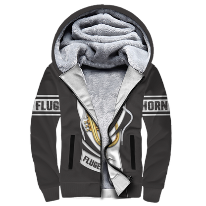 Flugelhorn music 3d hoodie shirt for men and women HG HAC260203-Apparel-HG-Fleecezip hoodie-S-Vibe Cosy™
