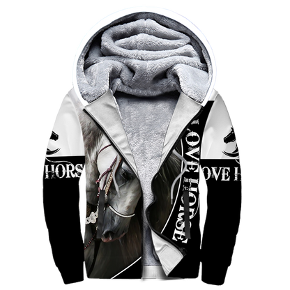 Love Beautiful Horse 3D All Over Printed Shirts MP030404 - Amaze Style™-Apparel