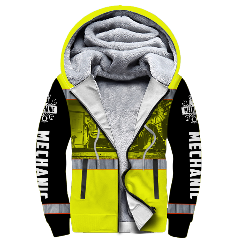 Mechanic 3D All Over Printed Hoodie For Men and Women JJW10102004