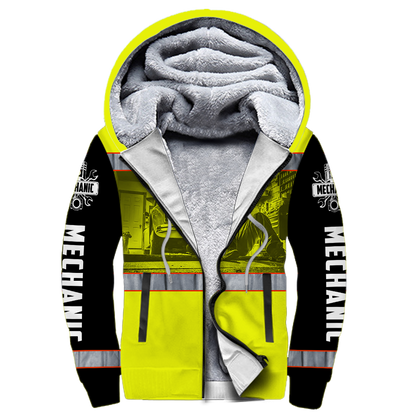 Mechanic 3D All Over Printed Hoodie For Men and Women JJW10102004