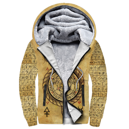 Alchemy 3D All Over Printed Shirts Hoodie JJ020101-Apparel-MP-Fleece Zip-up Hoodie-S-Vibe Cosy™