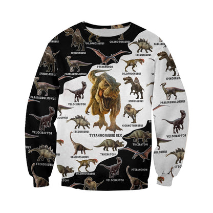 Dinosaur World 3D all over printed shirts