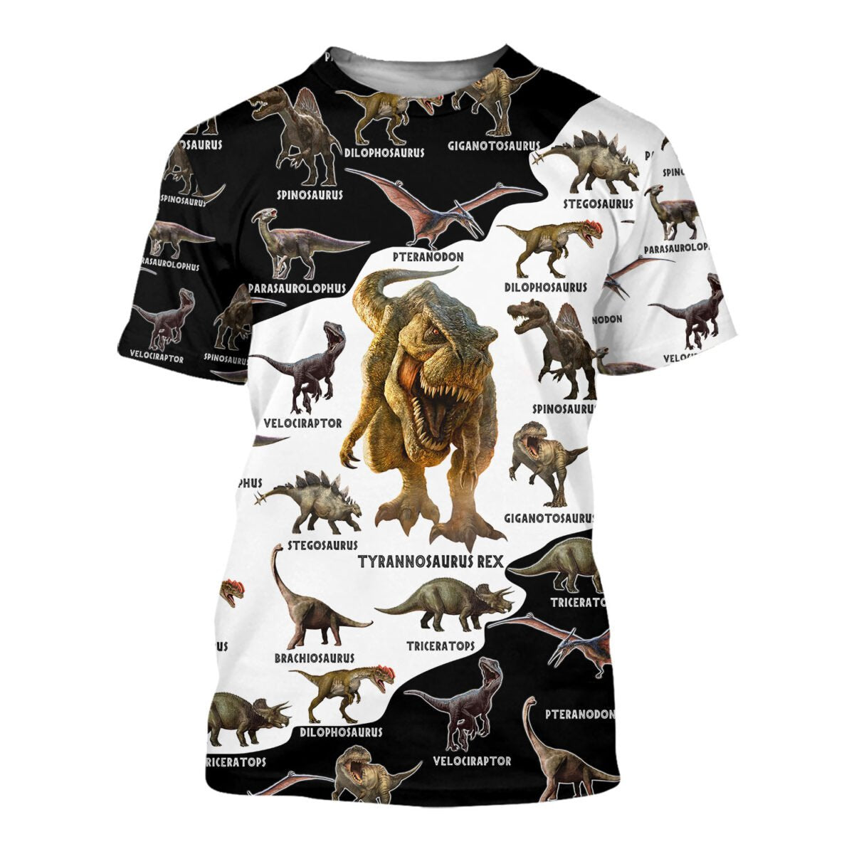 Dinosaur World 3D all over printed shirts