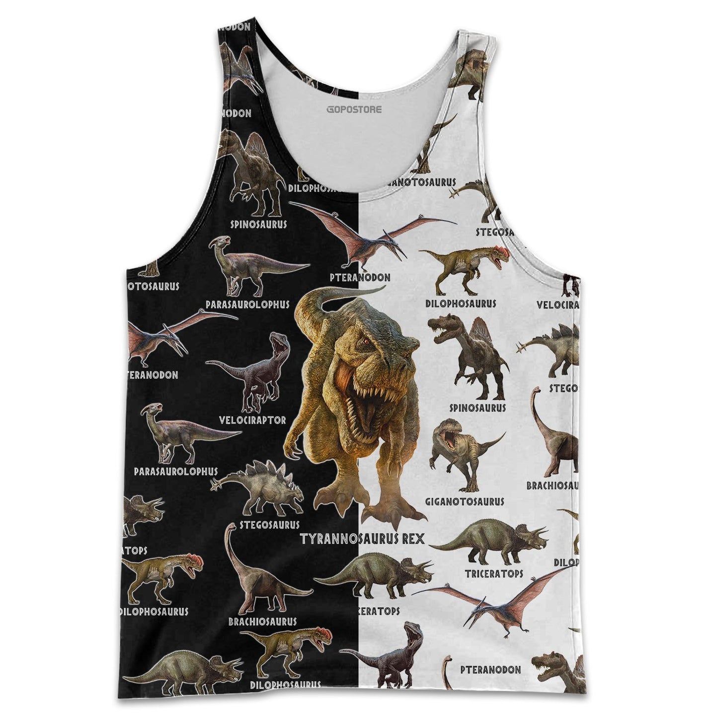 Dinosaur 3d hoodie shirt for men and women HG32107-Apparel-HG-Men's tank top-S-Vibe Cosy™