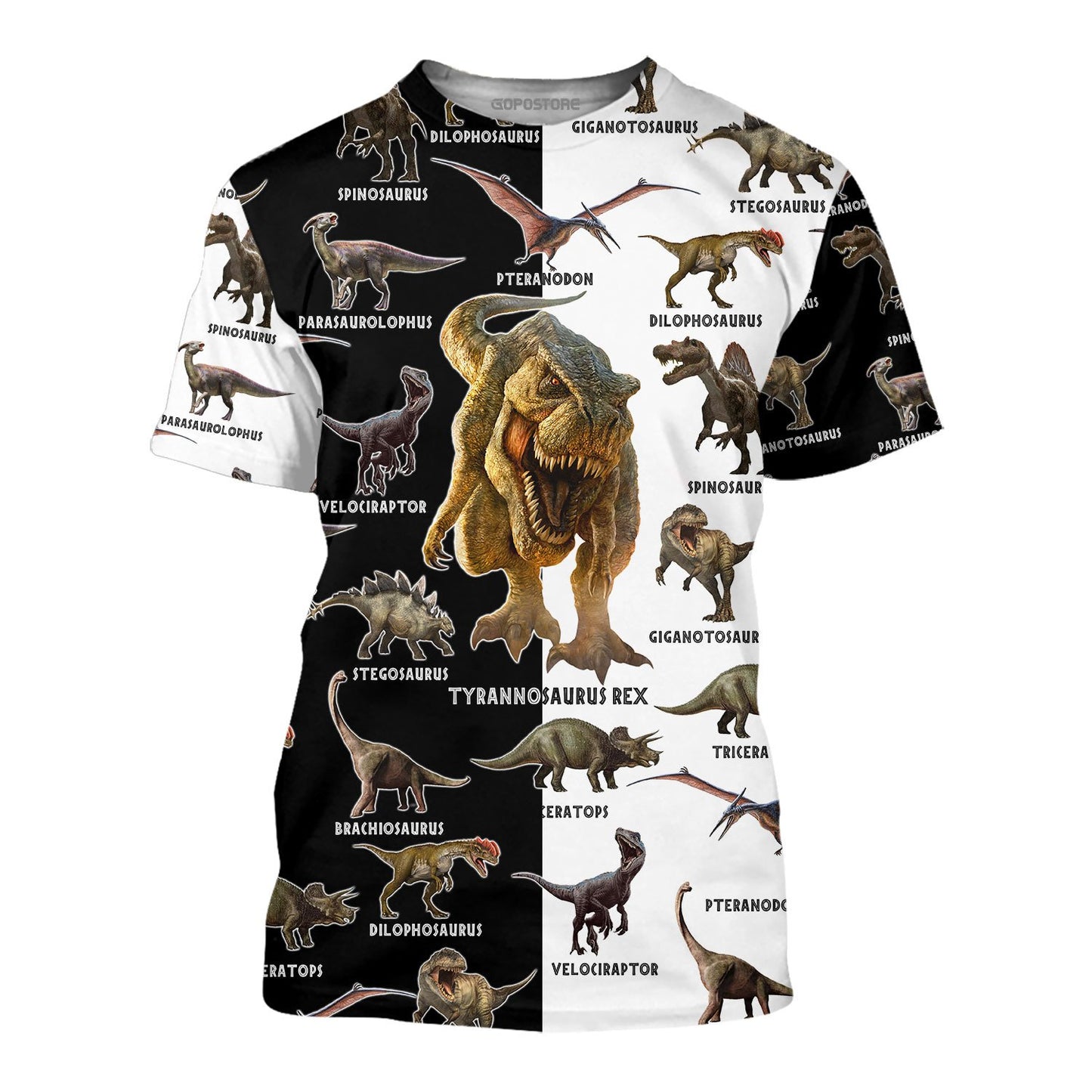 Dinosaur 3d hoodie shirt for men and women HG32107-Apparel-HG-T-shirt-S-Vibe Cosy™