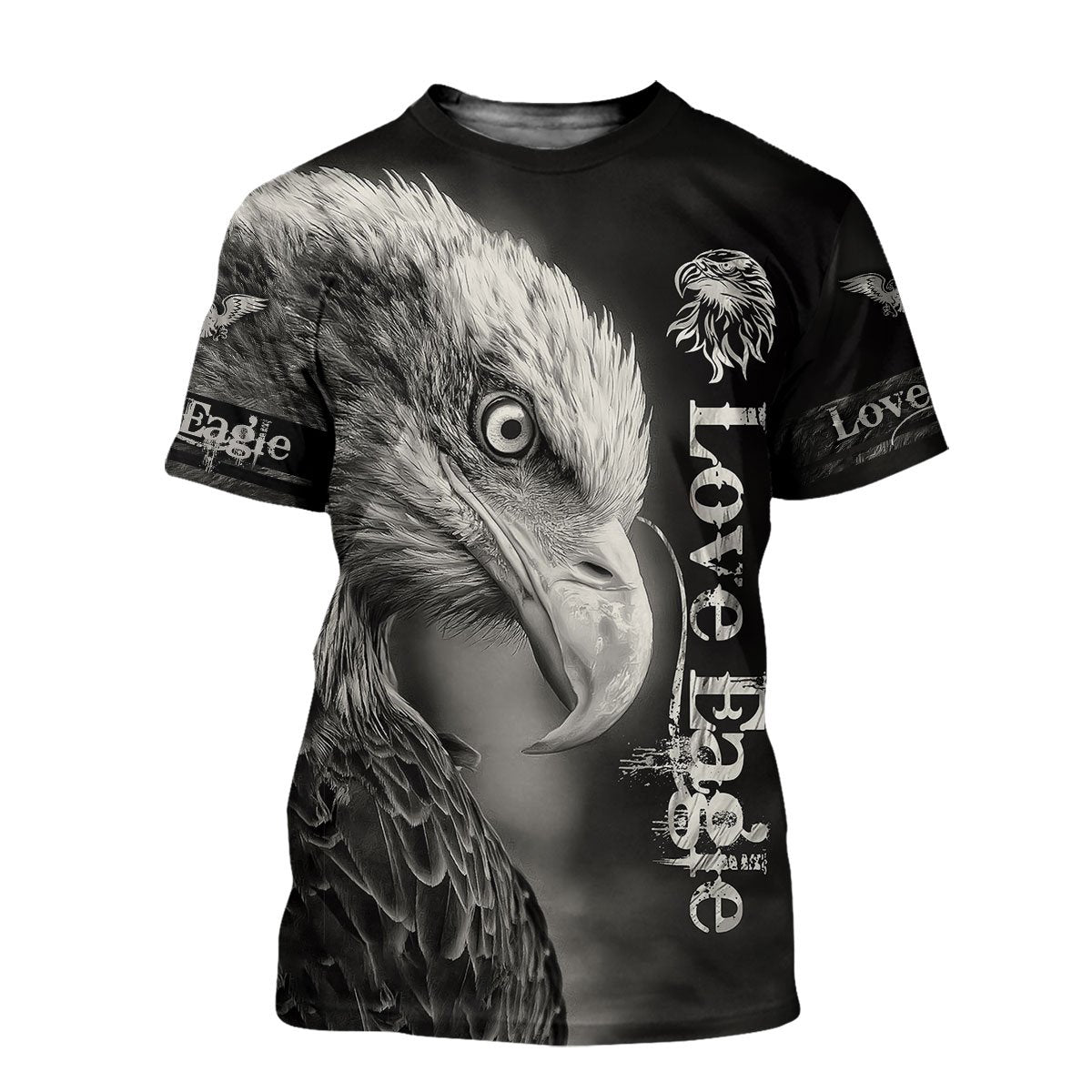 Love Eagle 3D All Over Printed Shirts For Men & Women TA160501-Apparel-TA-T-Shirt-S-Vibe Cosy™