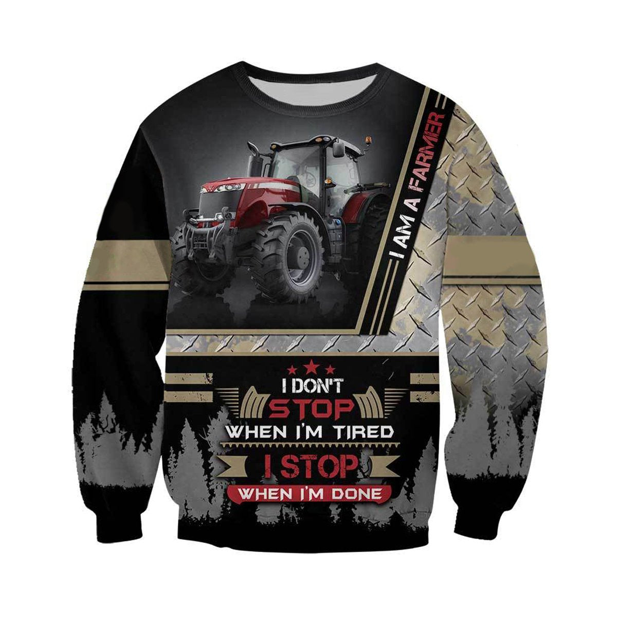 Beautiful Tractor 3D All Over Printed Shirts for Men and Women AM180203-Apparel-TT-Sweatshirts-S-Vibe Cosy™