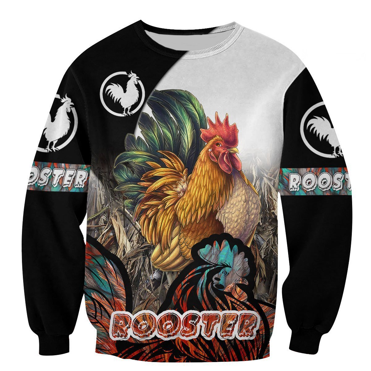 Rooster 3D All Over Printed Shirts for Men and Women TT010101-Apparel-TT-Sweatshirts-S-Vibe Cosy™