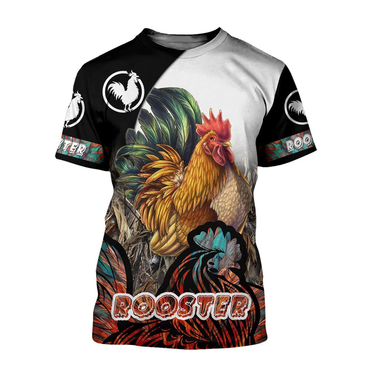 Rooster 3D All Over Printed Shirts for Men and Women TT010101-Apparel-TT-T-Shirt-S-Vibe Cosy™
